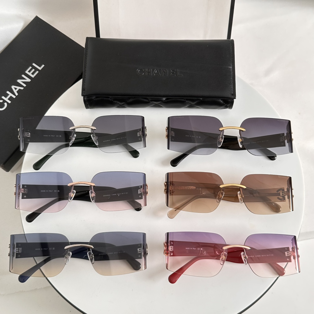 Chanel rimless sunglasses