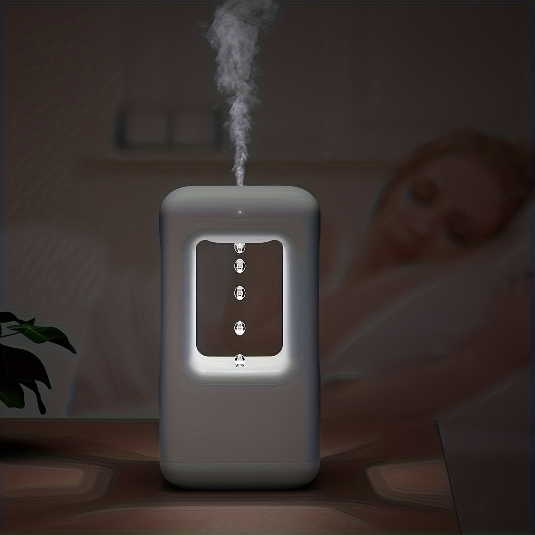 1Pc Anti-Gravity Humidifier With Small Night Light Room Air Humidifier Aromatic Essential Oil Diffuser Drop Humidifier For Bedroom Schools