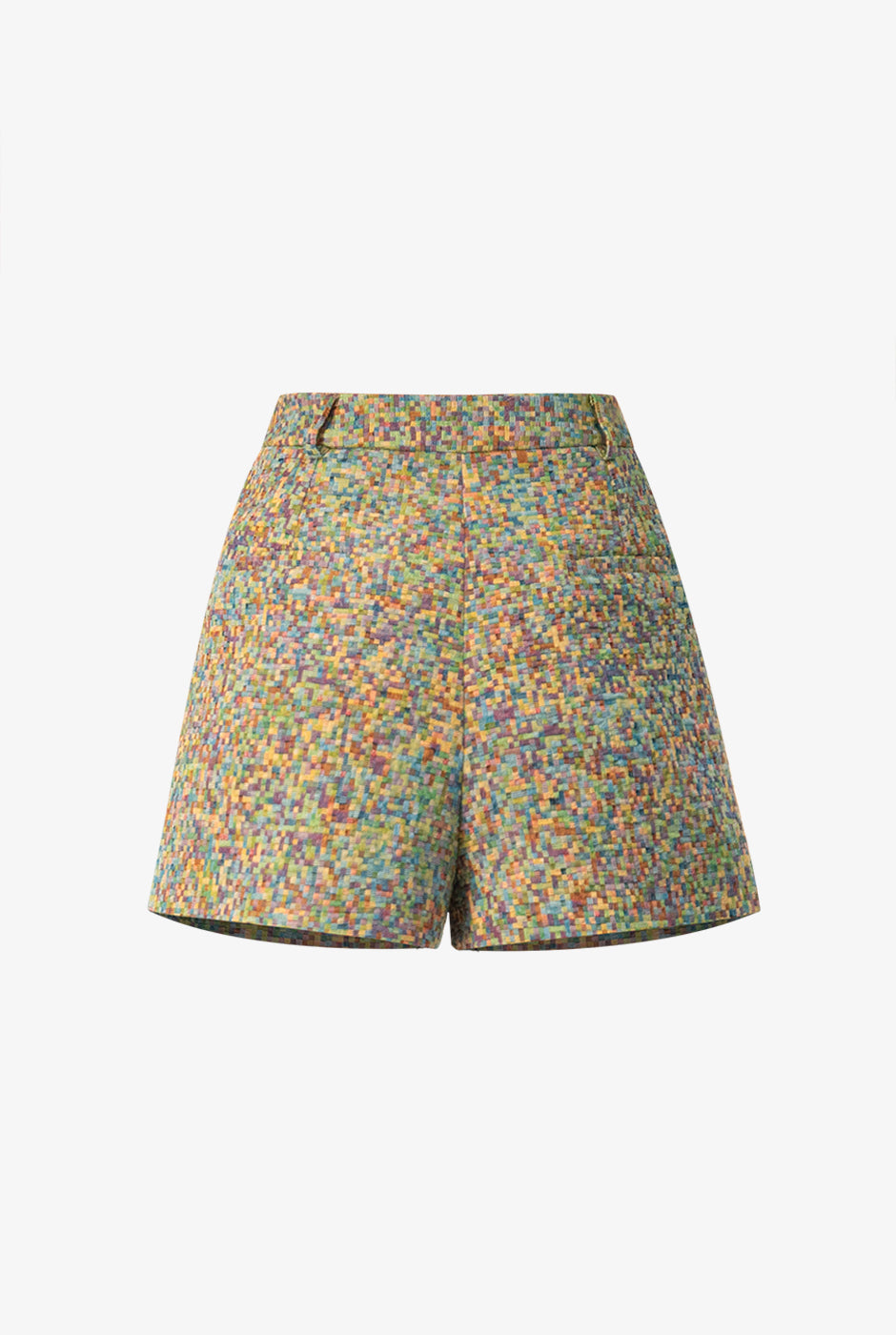 Short sastreado multicolor