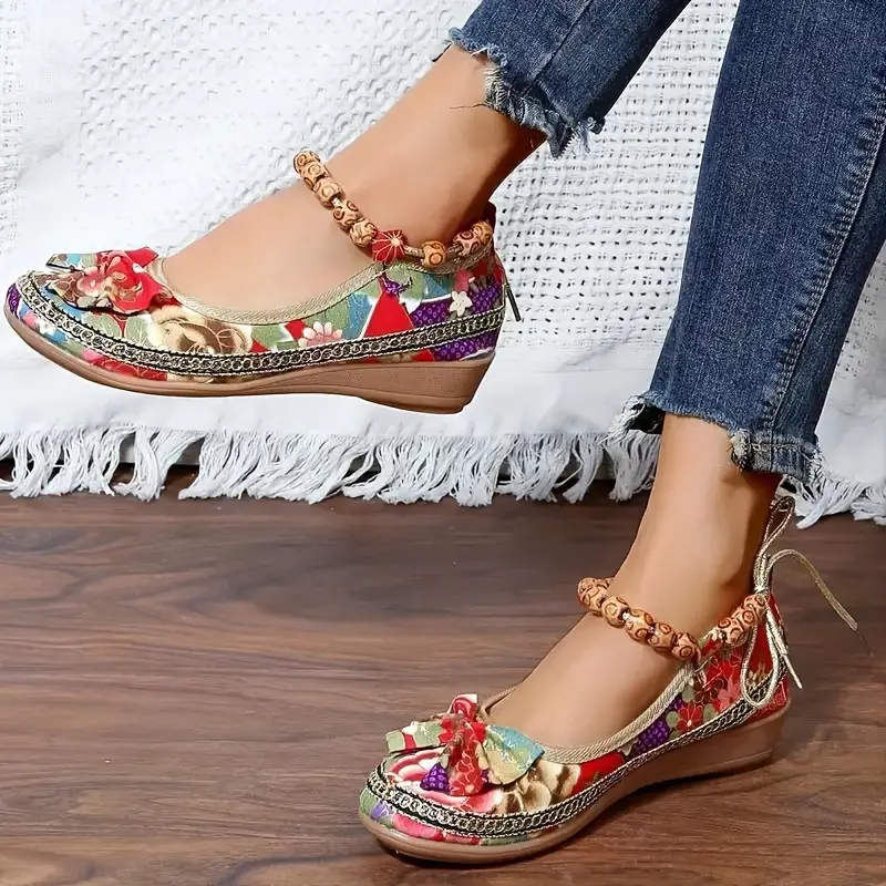 ❤️Mother's Day Sale 60% OFF❤️2024 🌹 Handmade Women's Orthopedic Beading Platform Sandals