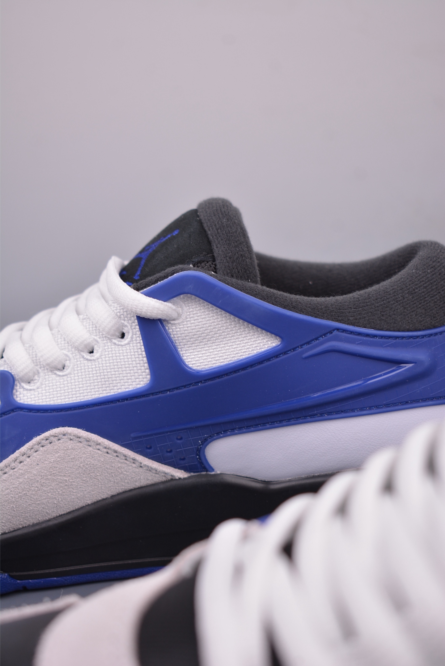 Nike Air Jordan 4 RM Reflective Basketball Shoes Black, White and Blue FQ7939-140