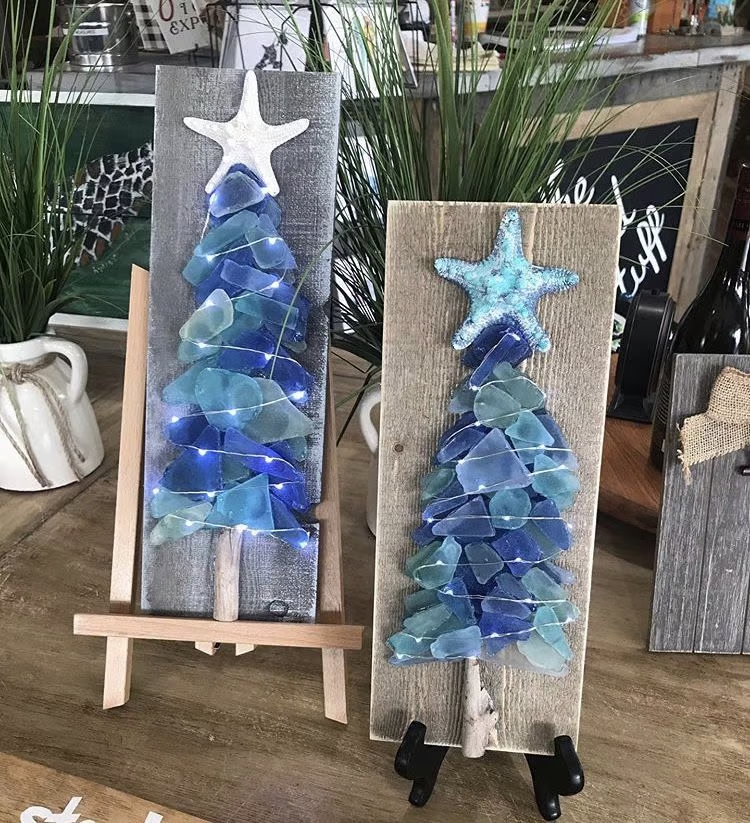 🔥 Last Day 70%OFF🔥DIY Sea Glass Christmas Tree🌊🌲