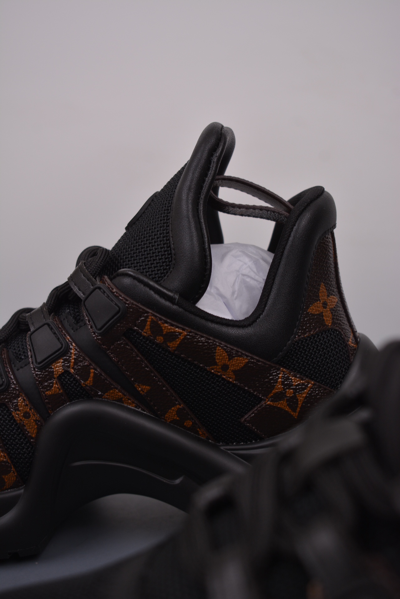 Louis Vuitton Archlight Sneakers Black and Brown Jacquard