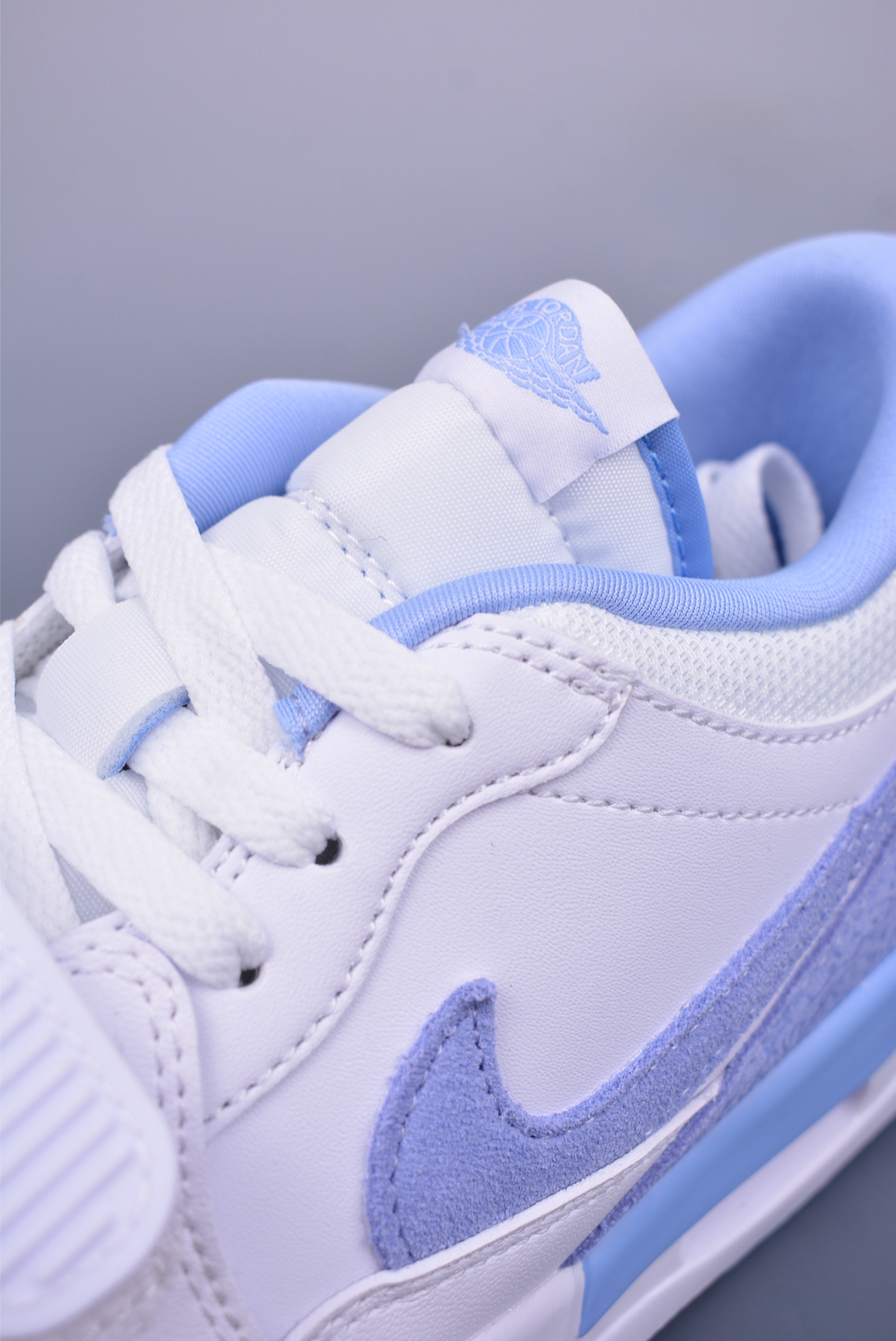 Air Jordan Legacy 312 Low basketball shoes White Card Blue FQ7827-104