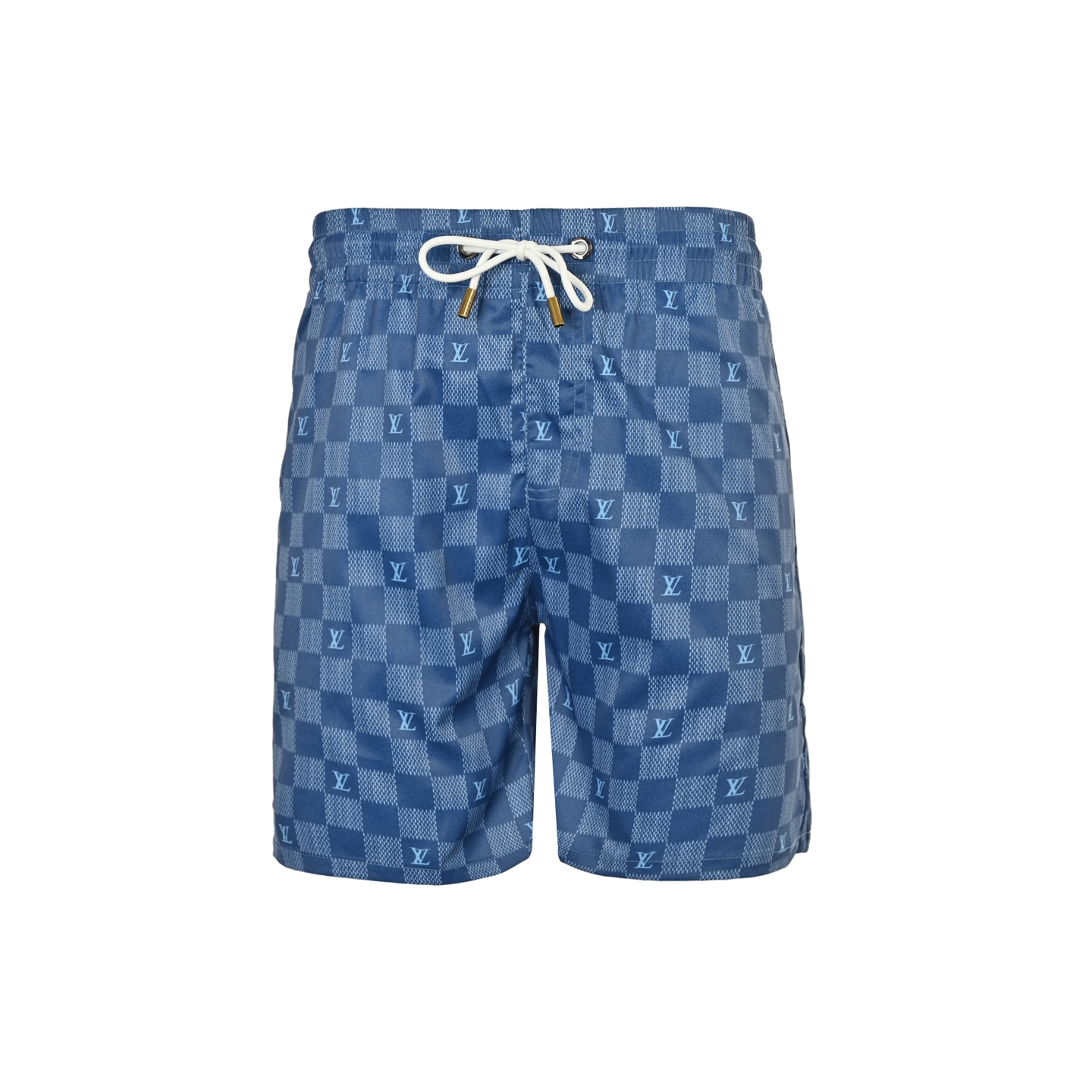 Louis Vuitton 25ss Checkerboard Print Monogram Beach Shorts