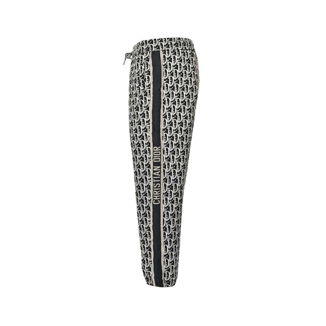 Dior all over print jacquard side webbing trousers set