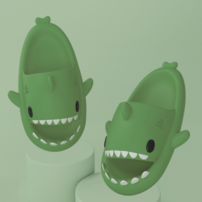 Slippers Funny Shark Cartoon
