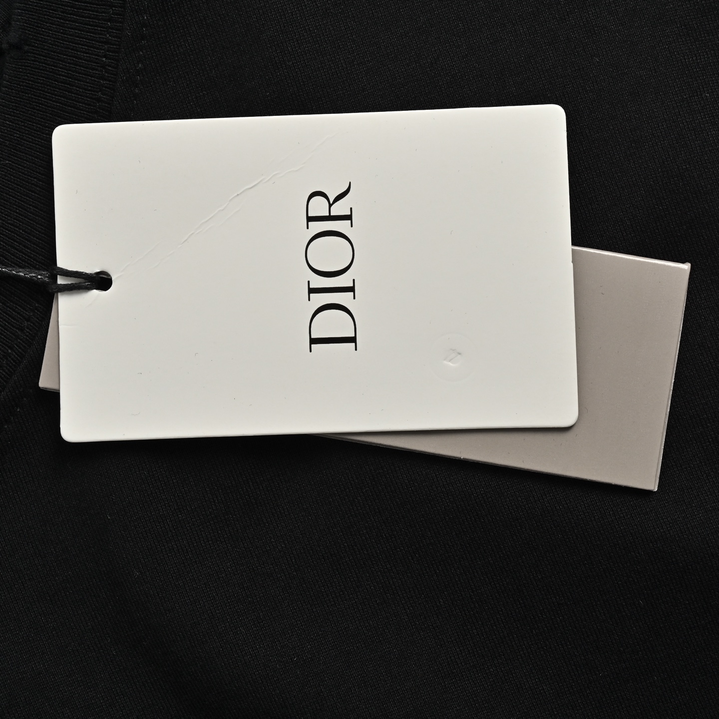 Dior Bobby dog ​​flocked print short sleeves