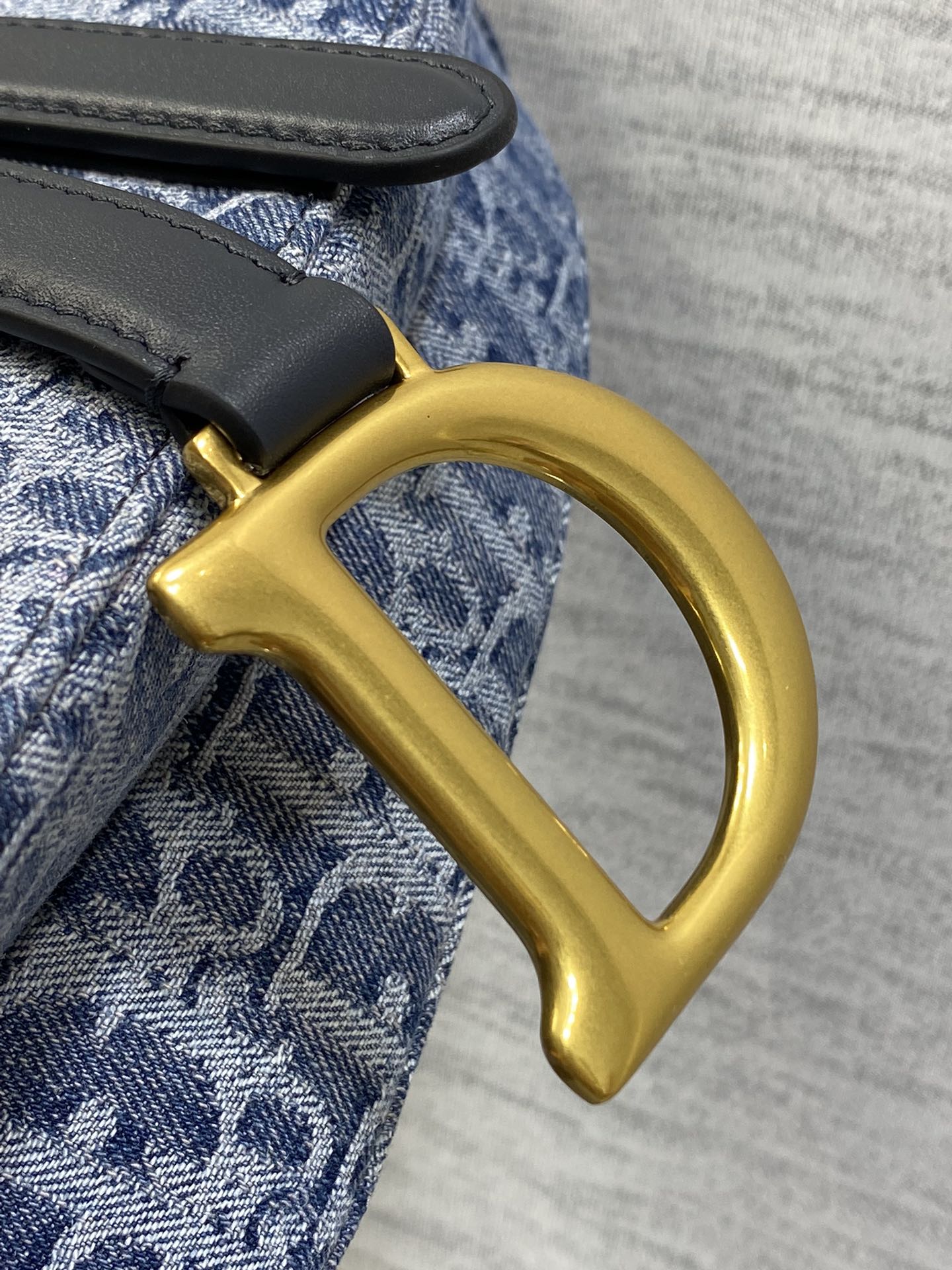 Dior Saddle Denim Collection Saddle Bag