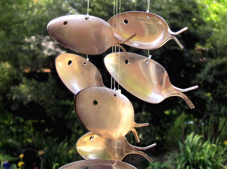 Fishing Man Wind Chime