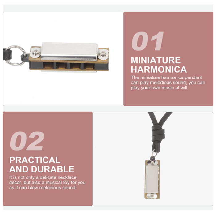 🔥Mother's Day Sale 50%- Harmonica Necklace-BUY 1 GET 1 FREE🔥