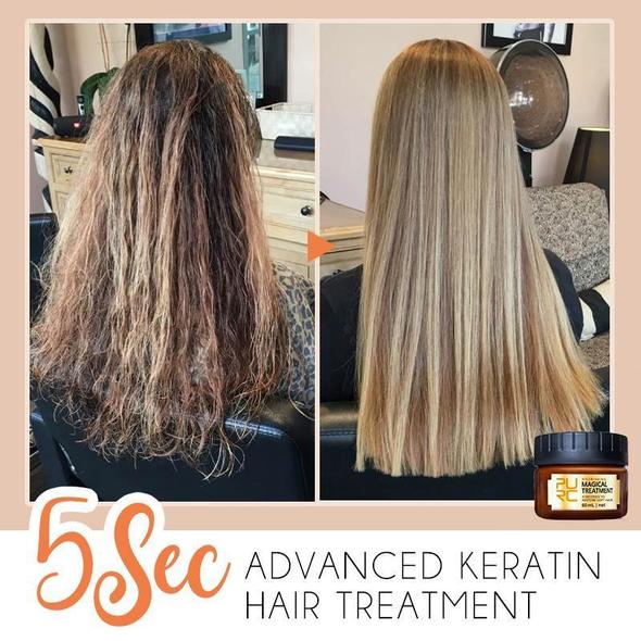 (🔥HOT SALE NOW-48% OFF)5sec Advanced Keratin Hair Treatment (BUY 2 GET FREE SHIPPING)