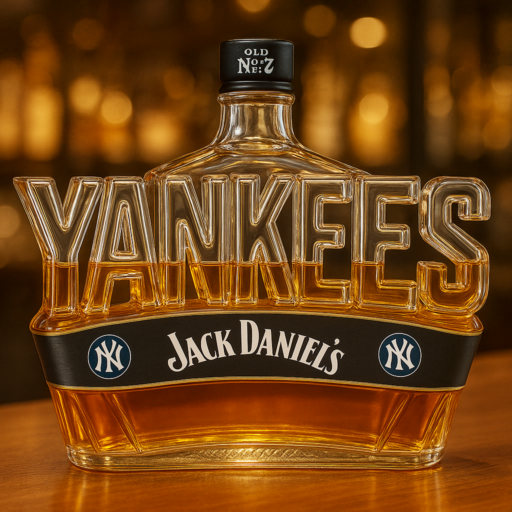 New York Yankees Whiskey Bottle