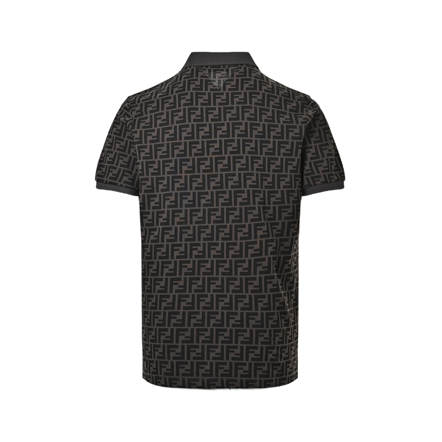 Fendi Double F full print Polo short sleeve