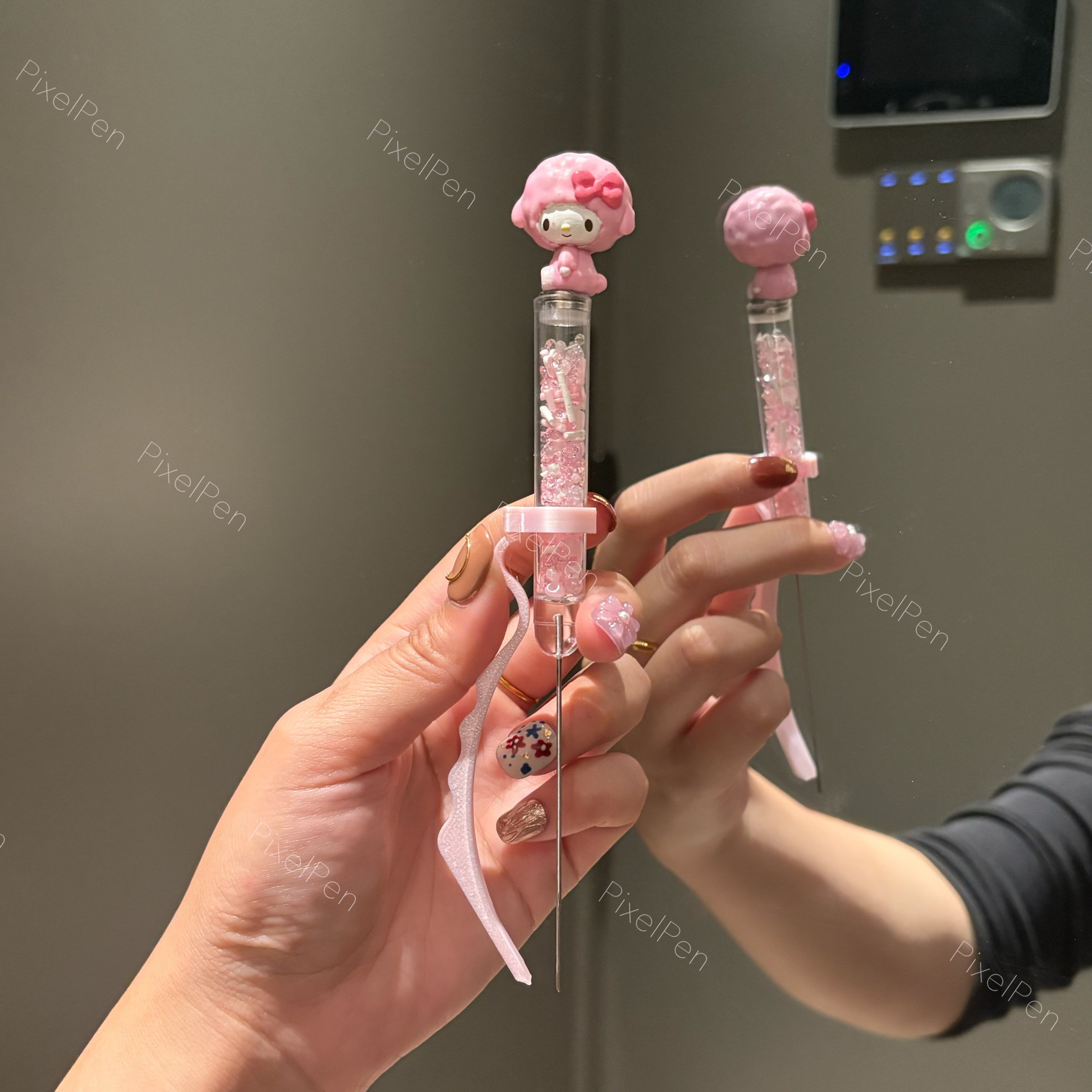 PixelPen Magnetic Grip Piecing Bean Pen Tool 2.6mm for small beans | pink sheep