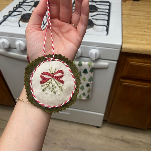 Hand Embroidery Christmas Ornaments Kit