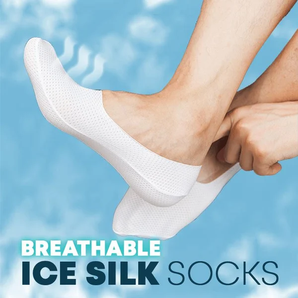 (🔥Last Day Flash Sale-50% OFF) 6PAIRS/SET Breathable Ice Silk Socks-BUY 2 SETS FREE SHIPPING