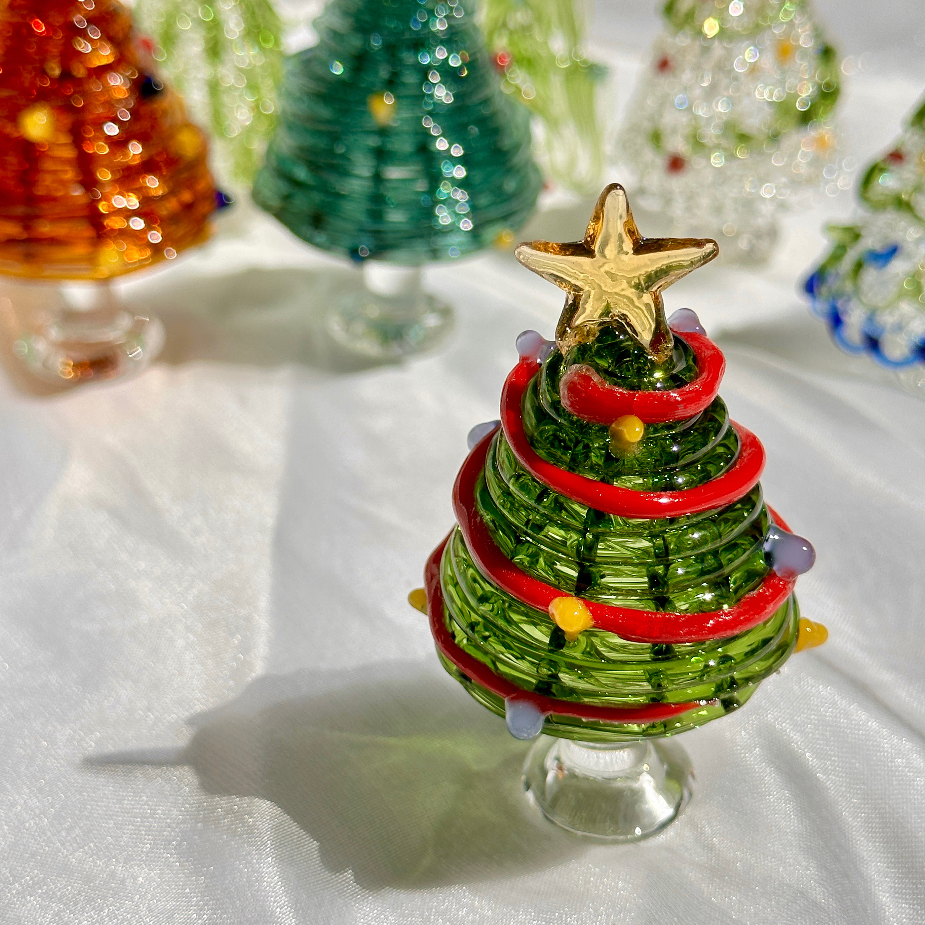 🎄45% OFF Christmas -Handmade Glass Christmas Tree