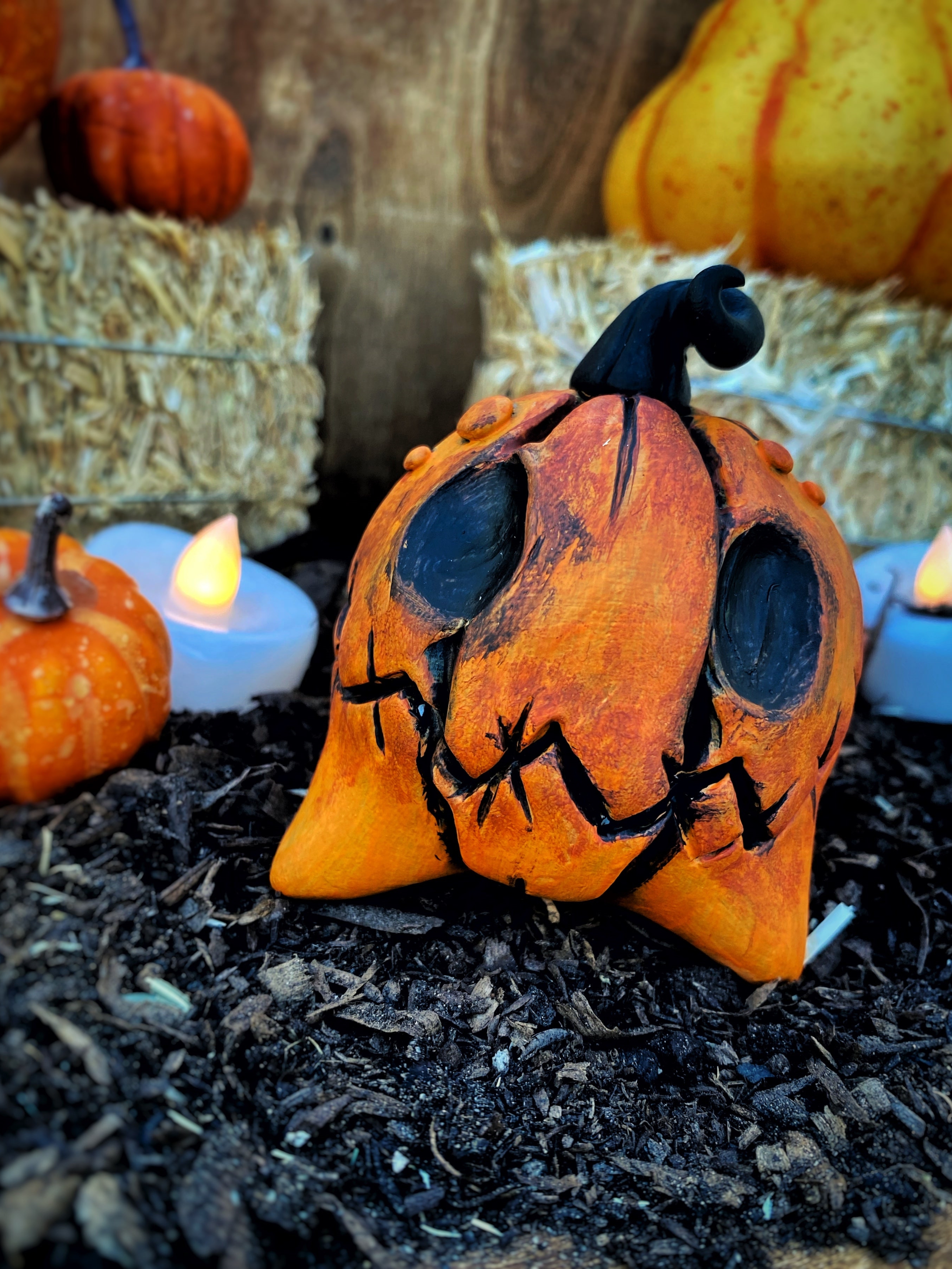 💥Daily Sales of 1000+🔥Puppy Pumpkin 🎃 Sculpture