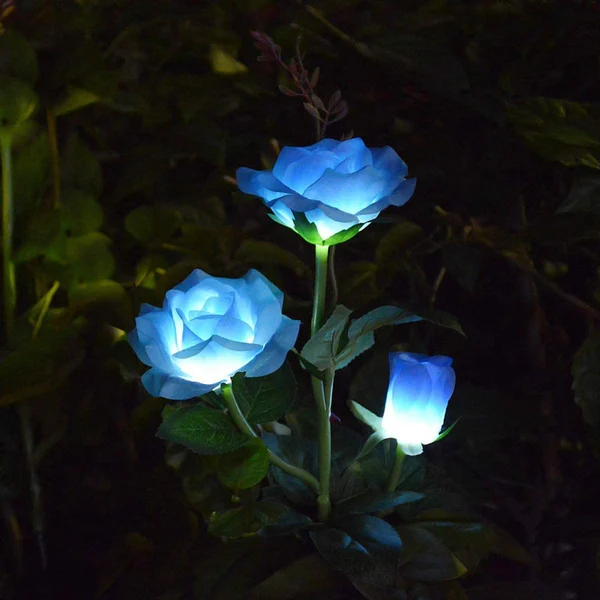 🔥LAST DAY 50% OFF🔥Solar Powered LED Rose Stake