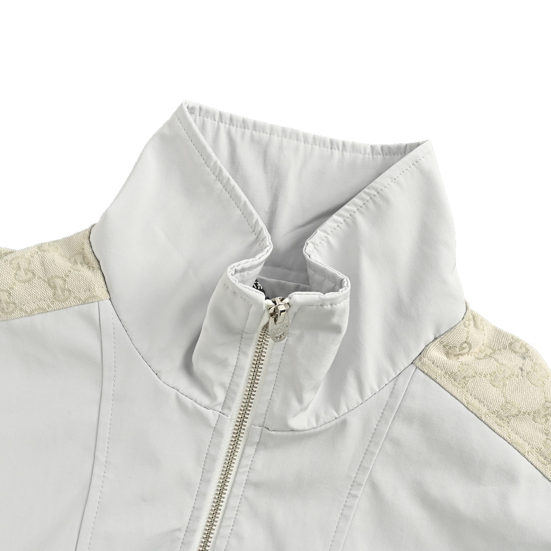 Gucci 24Fw patchwork all-over print monogram jacket