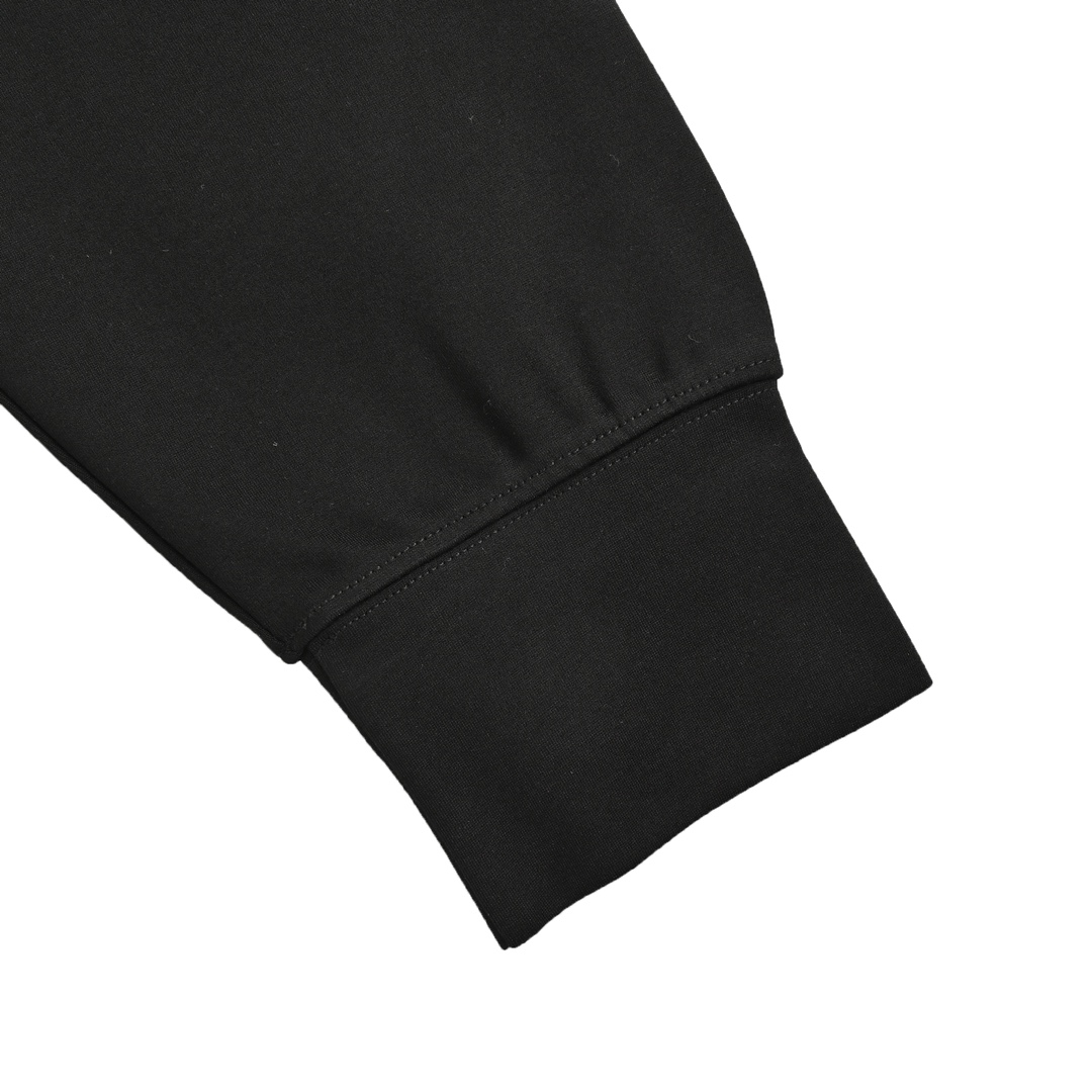 Prada 24Fw collar triangle nylon pocket hooded sweatshirt