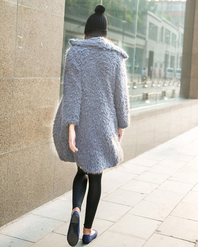 Faux Fur Coat for Women - European and American Style