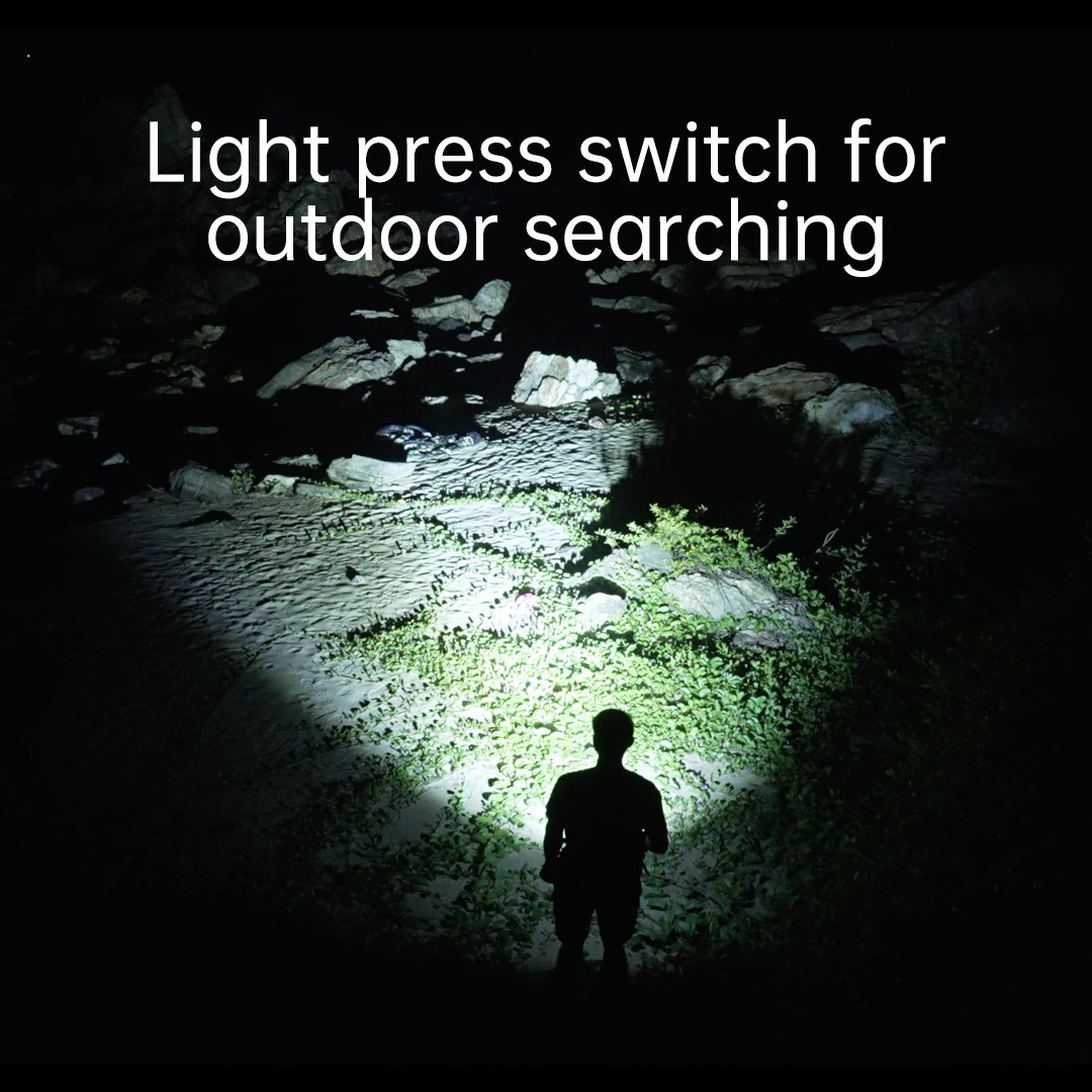 NexTool Portable LED Search Flashlight With Strap Design, Type-C Rechargeable, Water-resistant 10000mAh/120 Hours For Emergency