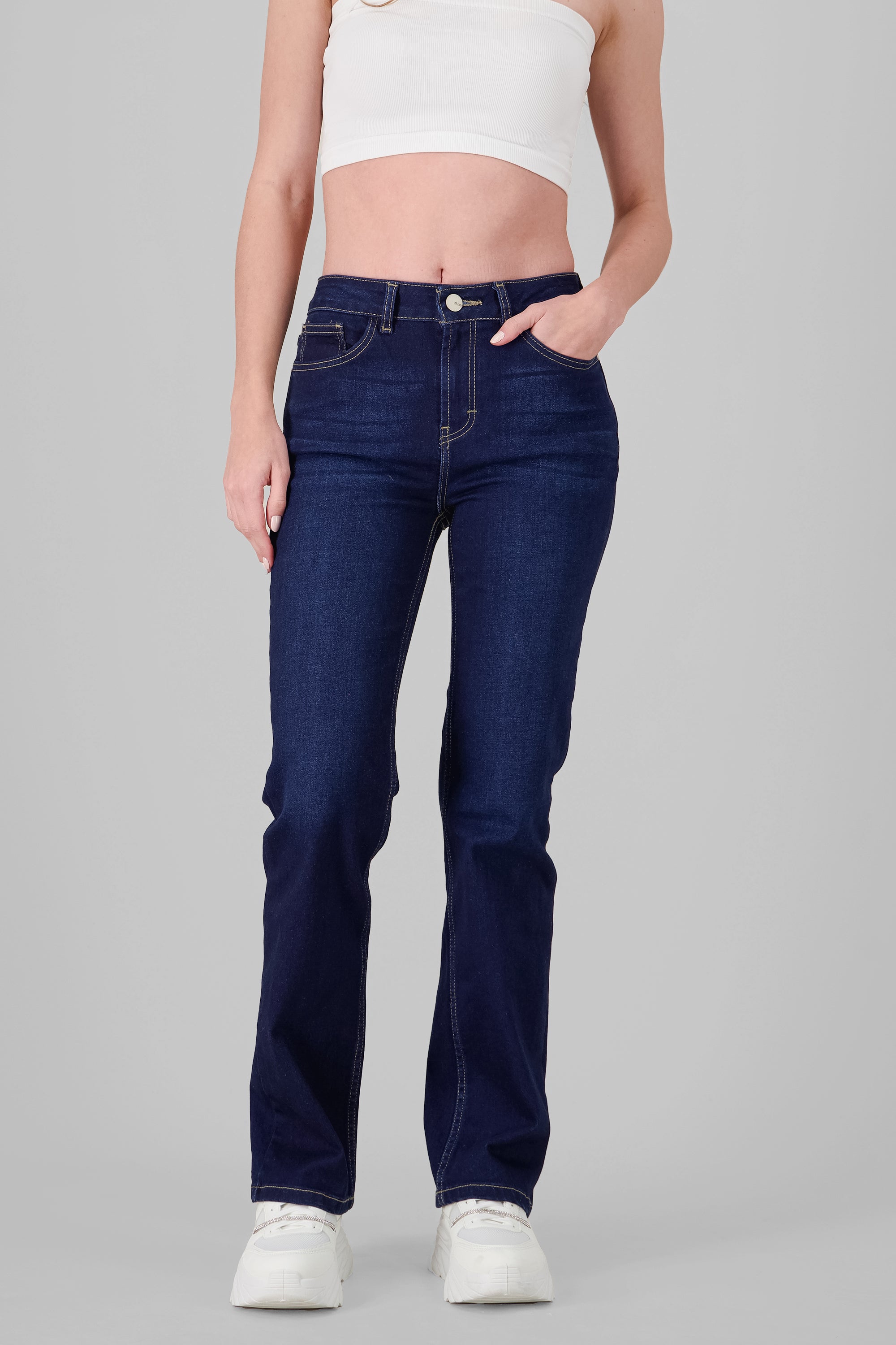Bootcut Jeans With Slits