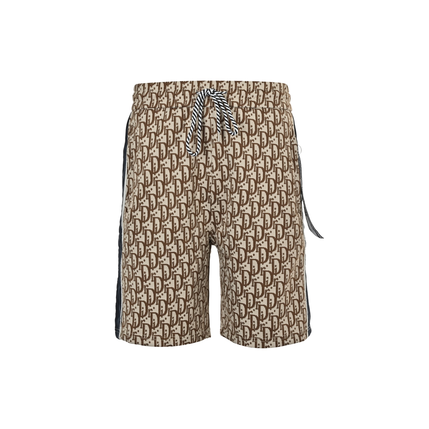 Dior 25ss all over print monogram jacquard side webbing shorts