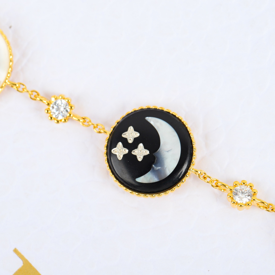 Dior Sun, Moon and Stars Five Flower Bracelet