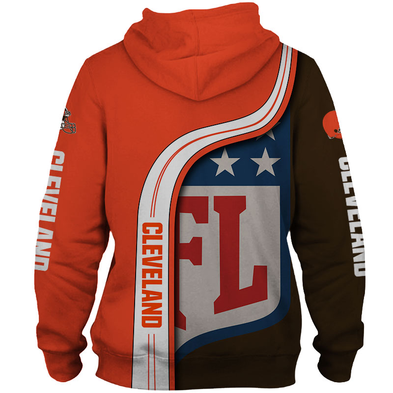 CLEVELAND BROWNS 3D HOODIE CCBB002