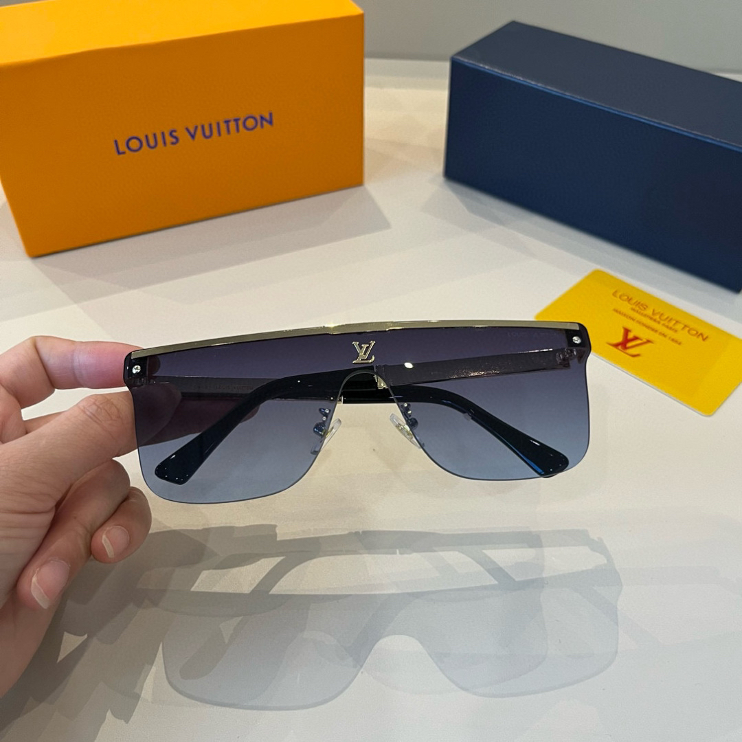 Louis Vuitton half-rim sunglasses