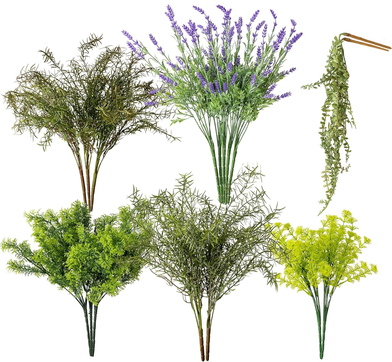 🔥ON SALE🔥Fake Plants UV Resistant Artificial Flowers Greenery Shrubs