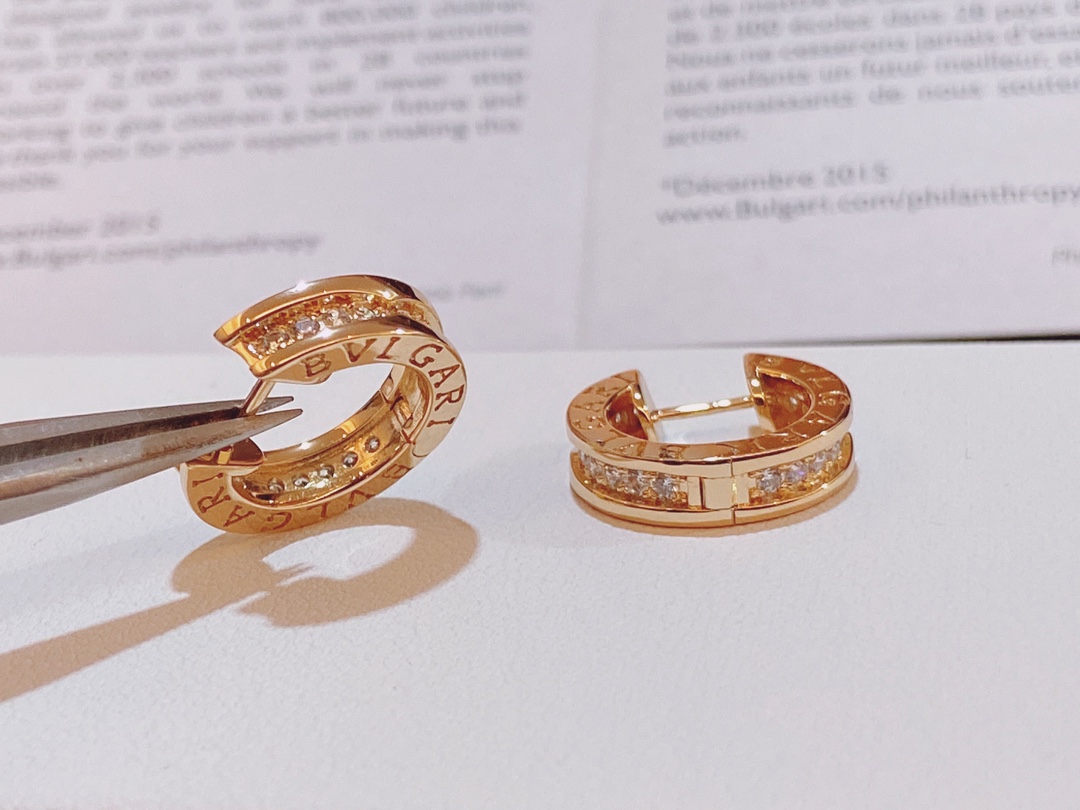 Bulgari B.zero1 series earrings