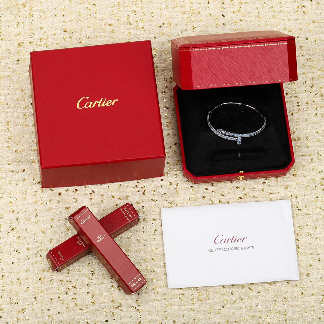 Cartier full diamond nail bracelet