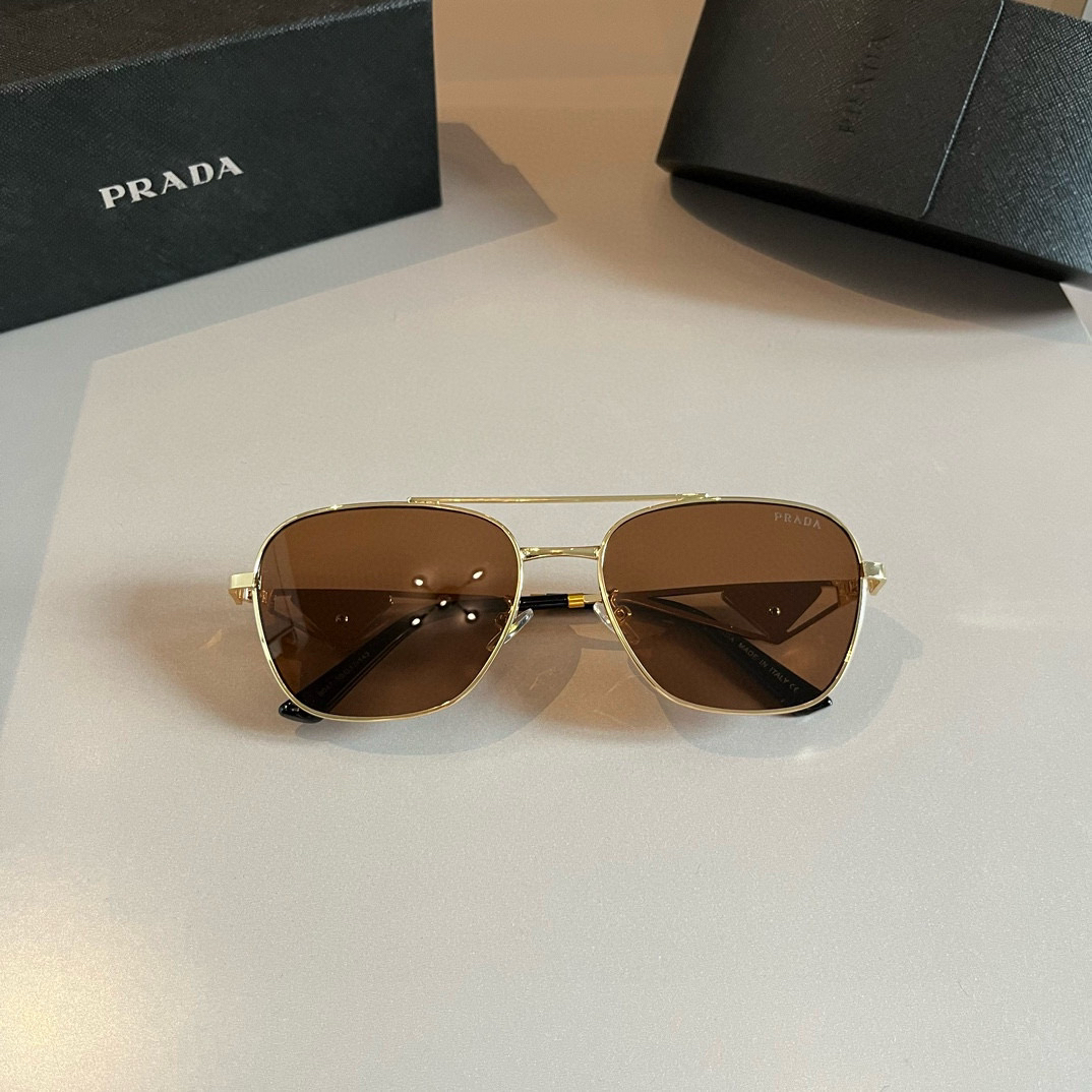 Prada round frame sunglasses