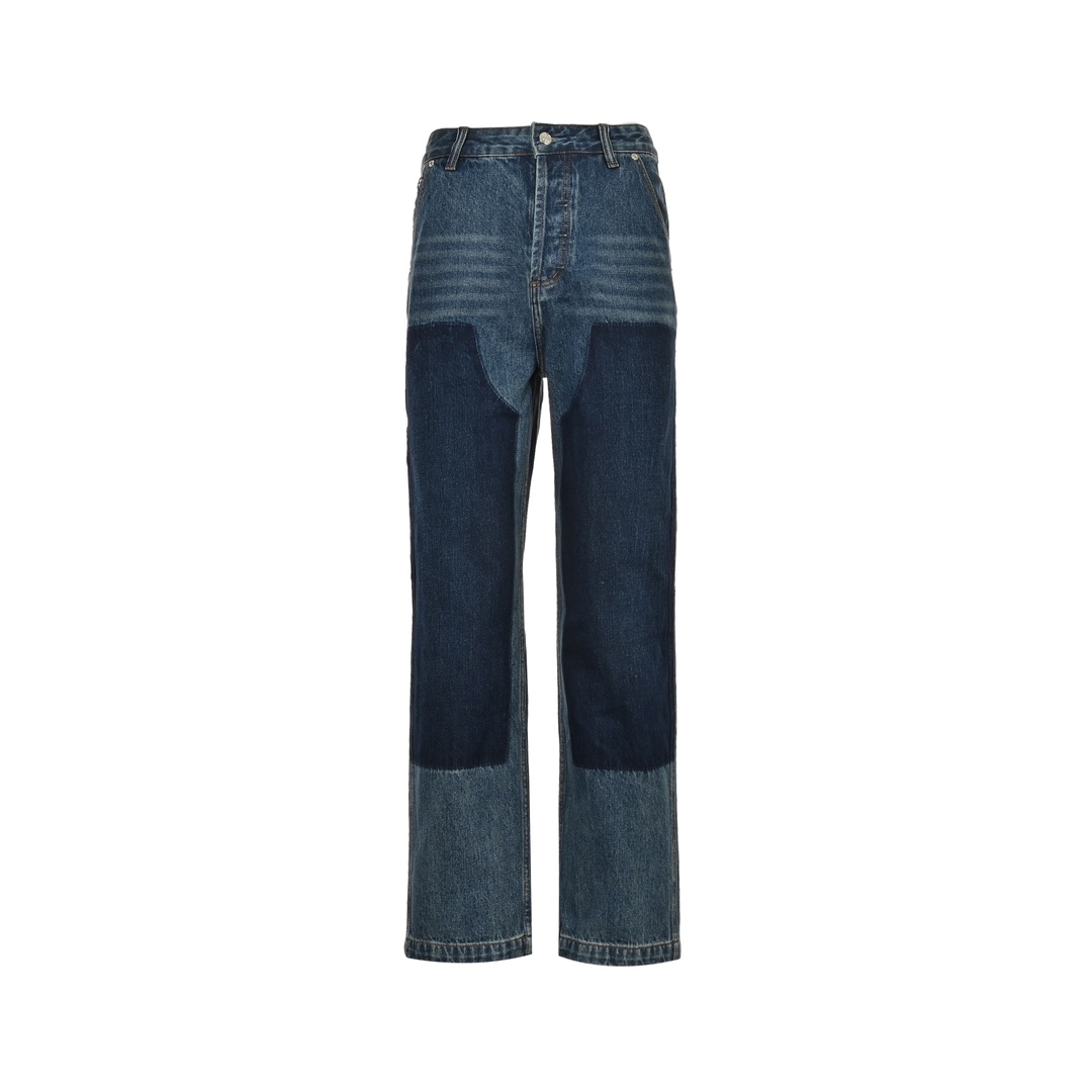 Dior 24ss signature embroidered work denim trousers