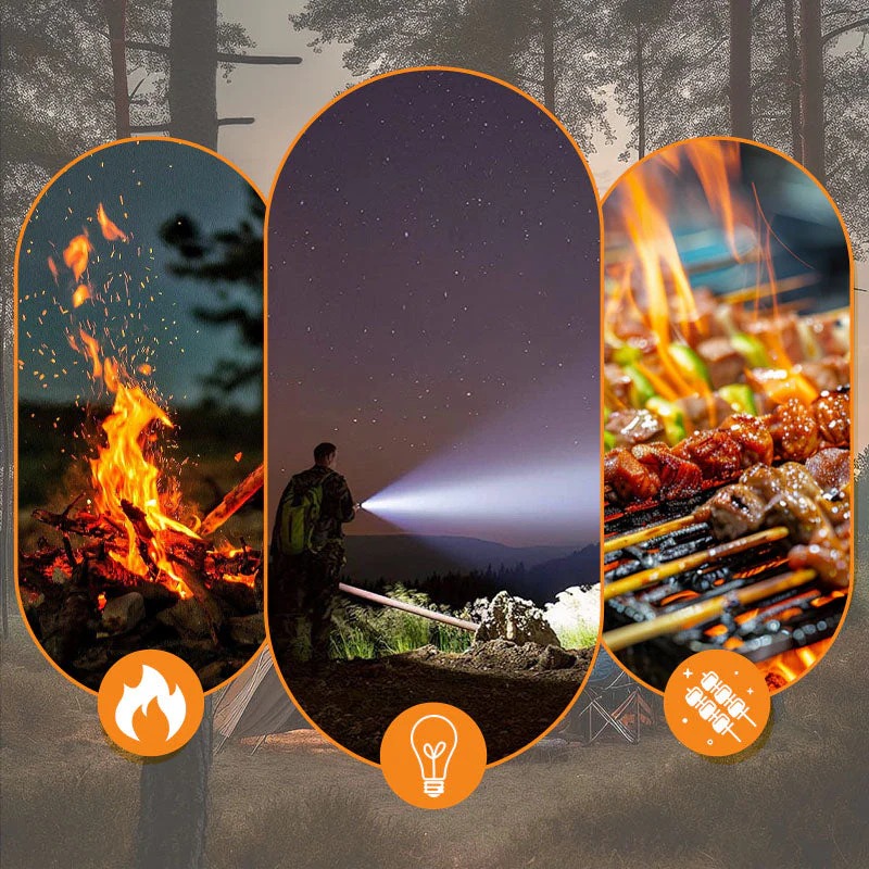💥💥Creative High-Temperature Torch Lighter with Lighting