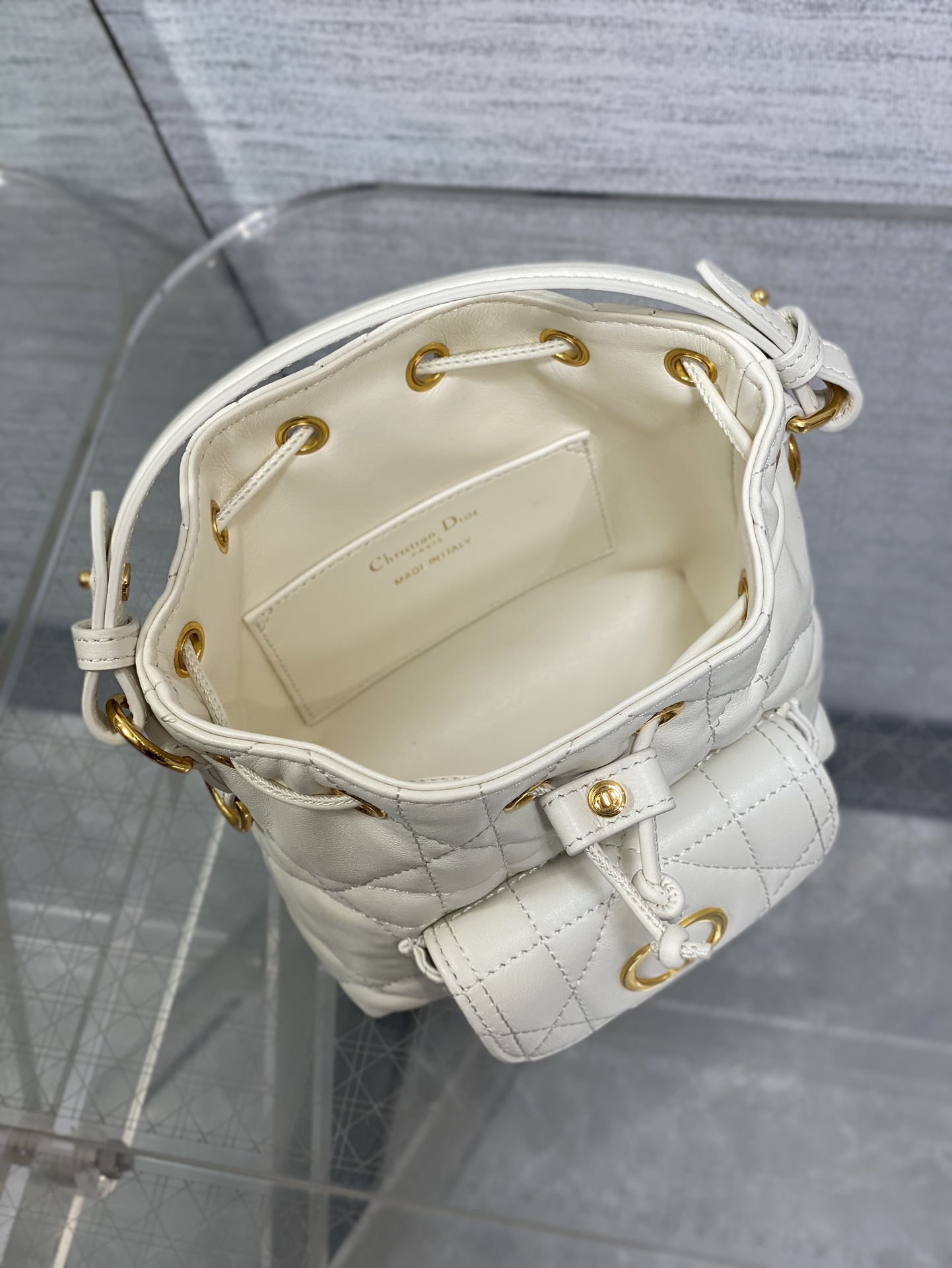 Dior micro Caro bucket bag