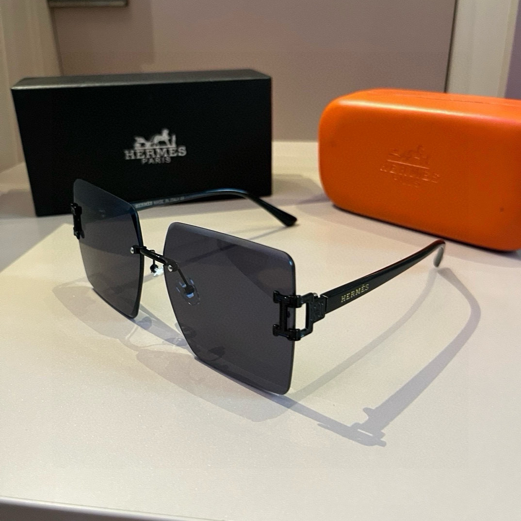 Hermes Square Frame Sunglasses