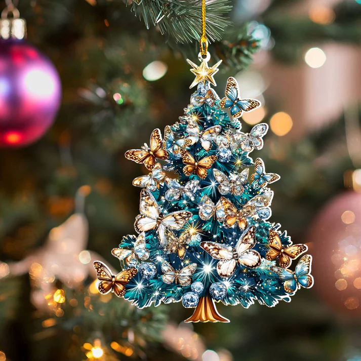 Butterfly Wonderland Christmas Ornament