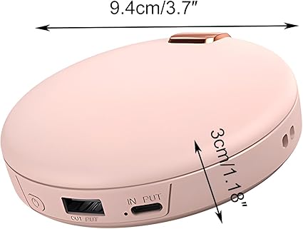 Rechargeable Hand Warmers with Cosmetic Mirror✅（Multifunctional 3 in 1）