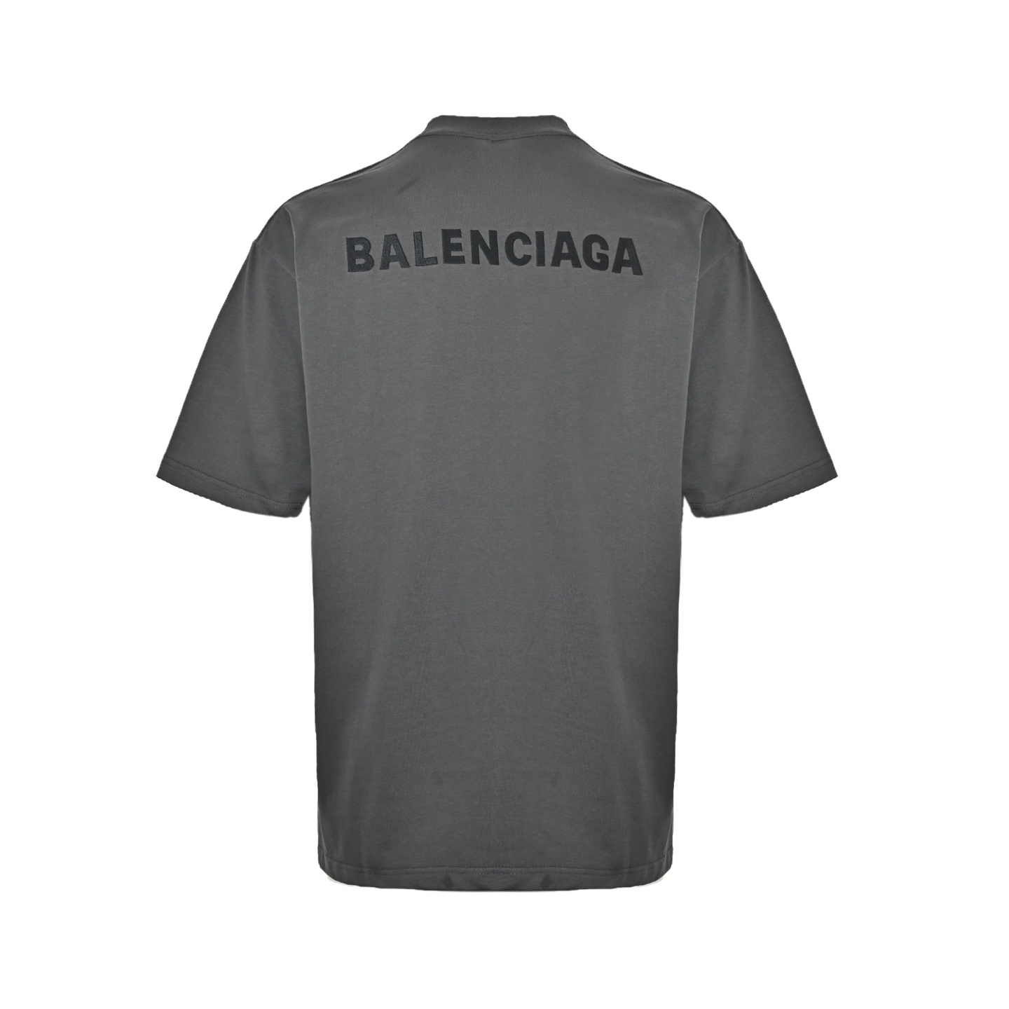 Balenciaga 25ss front and back letter embroidered short sleeves