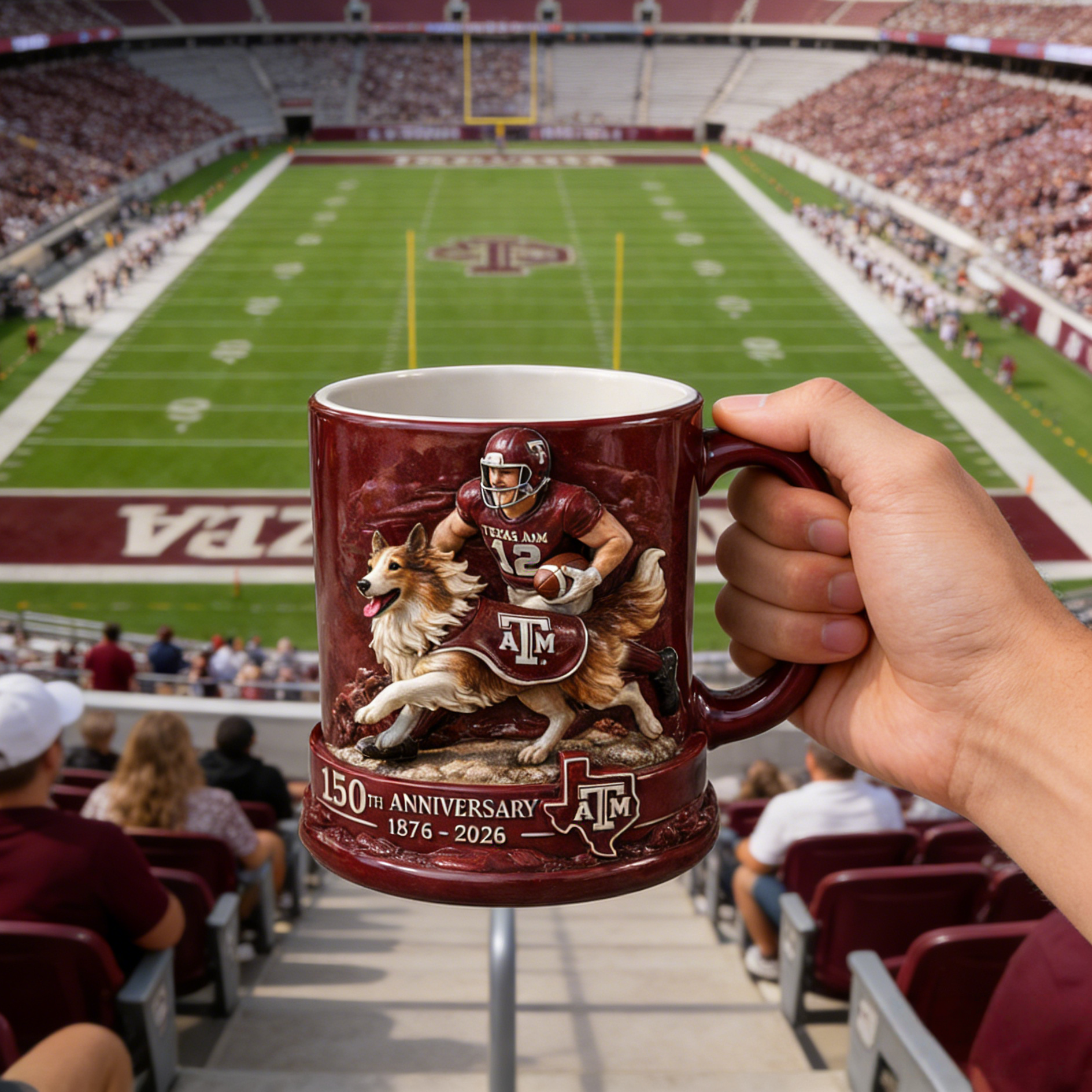 TX A&M 150th anniversary coffee Mug