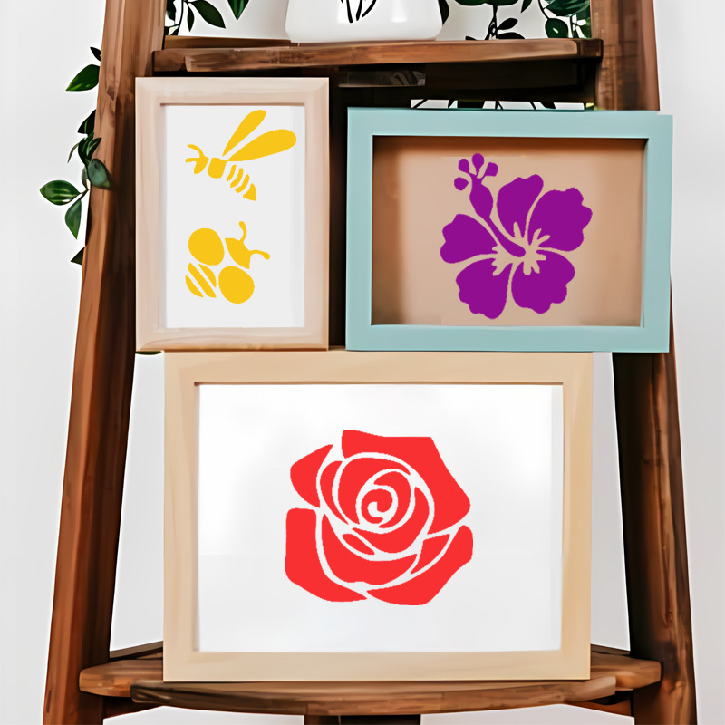 🔥Last Day 60% OFF🔥Blooming Flowers Stencil Kit - DIY decor📦BUY 2 SETS GET FREE SHIPPING NOW