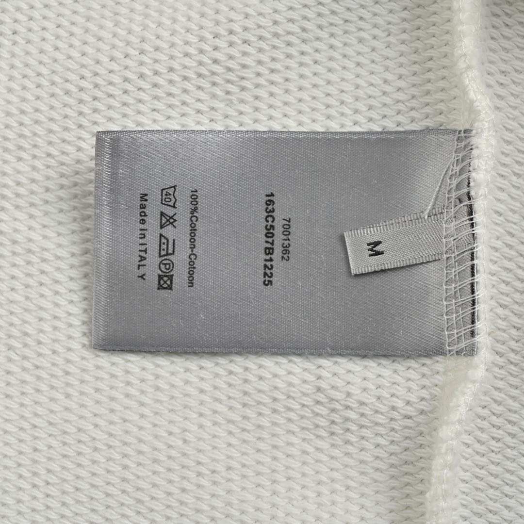 Dior 24Fw monogram logo print paneled sweatshirt