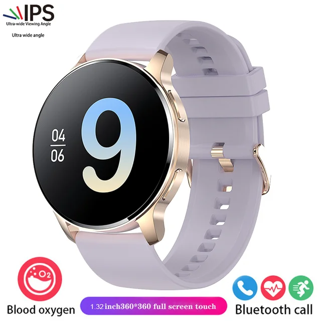New i50 Ladies smartwatch Heart Rate Blood Pressure Blood Oxygen pedometer HD Bluetooth Call smartwatch for Android IOS+ box
