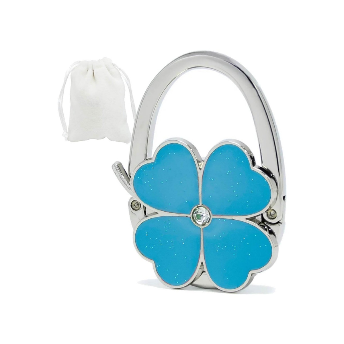 💖Last Day 49% OFF💖Clover Design Foldable Handbag Hanger Table Hook Holder