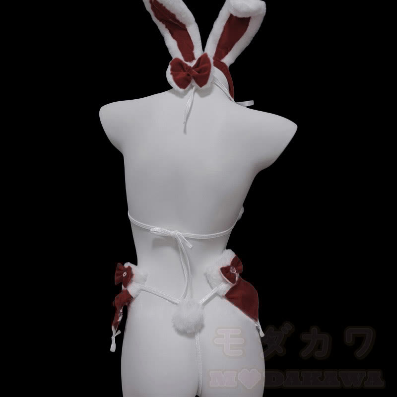 Bunny Ears Bikini Lingerie Set